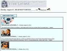 Tablet Screenshot of lisaleland.com